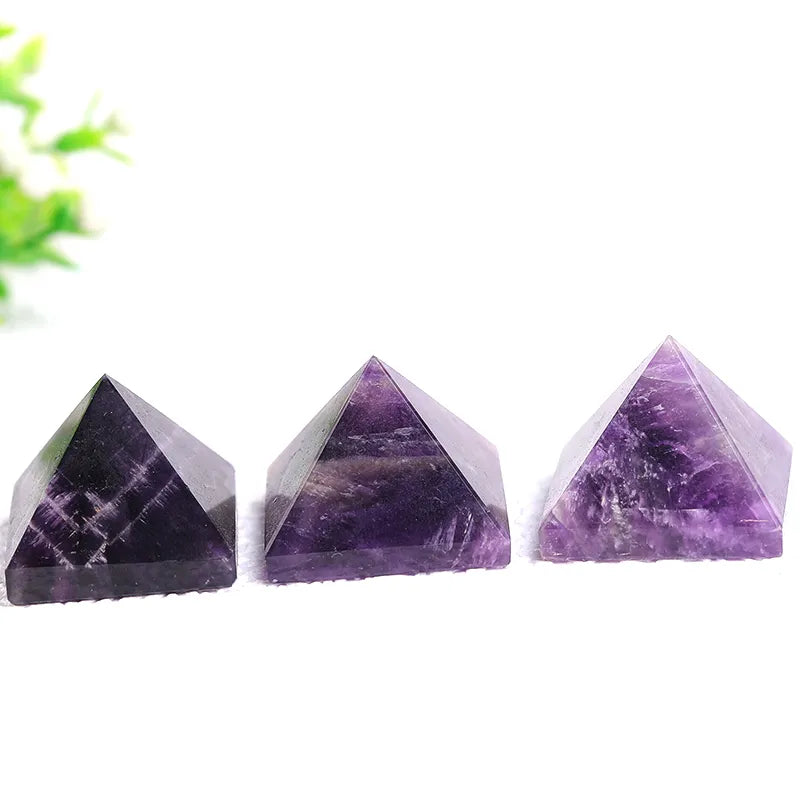 Natural Dream Amethyst- Brazil Quartz Pyramid