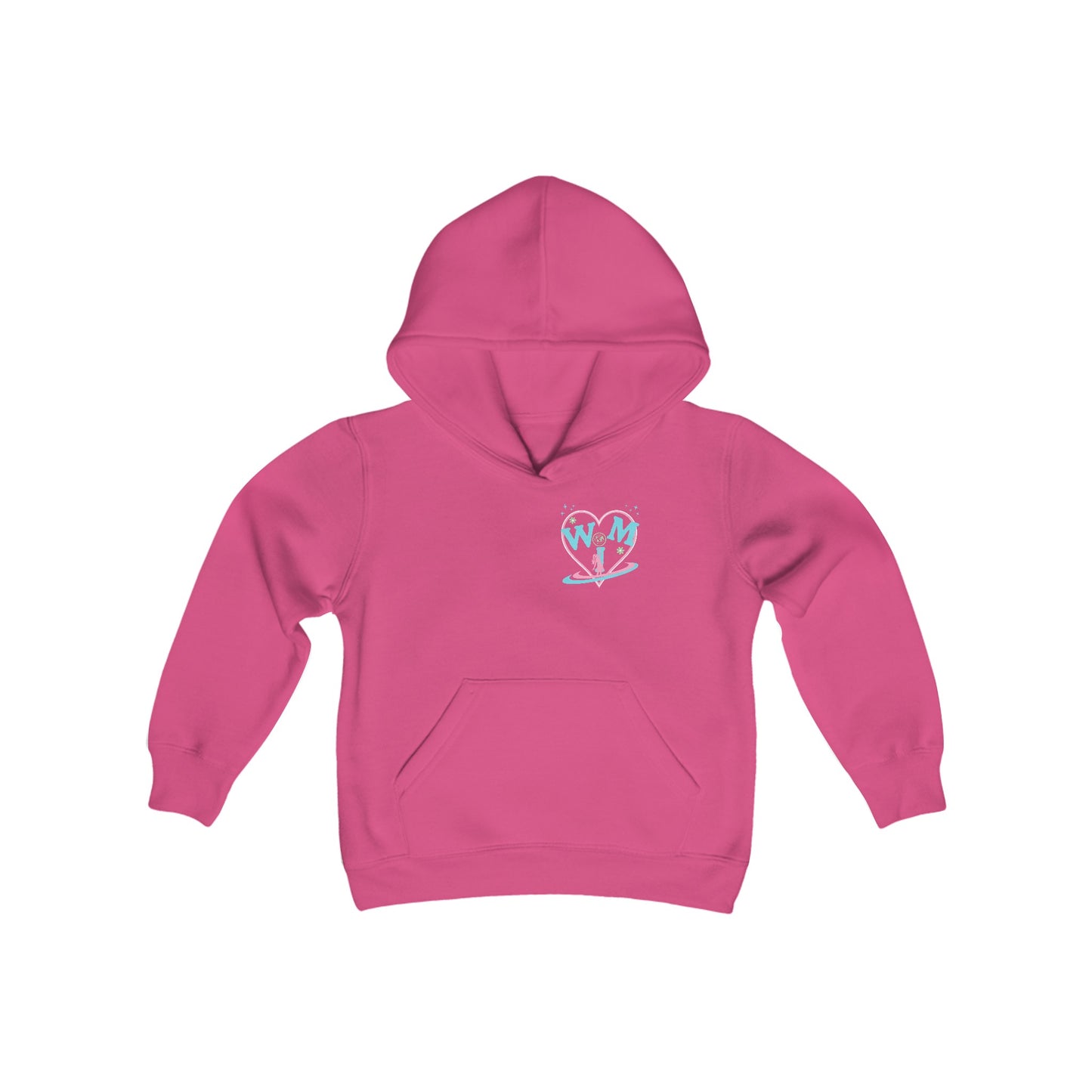 Good Day in Hot Pink Youth Hooded Sweatshirt