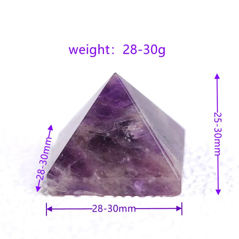 Natural Dream Amethyst- Brazil Quartz Pyramid